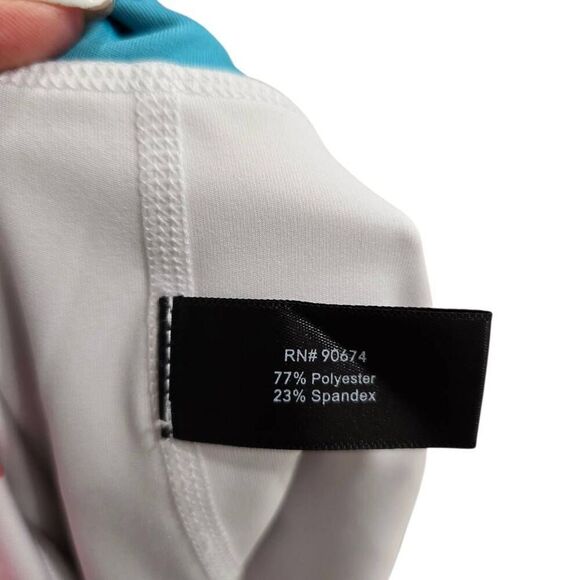 Boston Proper B-Active Bright Abstract Print Skort Women's Medium Stretch - Picture 6 of 8